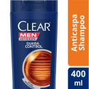 Shampoo Anticaspa Clear Queda Control 400ml