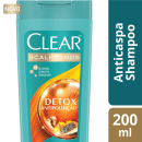 Shampoo Anticaspa Clear Detox Antipoluição 200ml