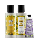 Kit Love, Beauty and Planet - Shampoo + Condicionador 100ml Hope and Repair + Creme de mãos Sooth and Serene