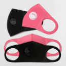 Kit 2 Máscaras de Proteção Preta + 2 Máscaras de Proteção Rosa