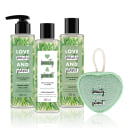 Kit Love, Beauty and Planet - Shampoo + Condicionador 300ml + Sabonete líquido Energizing Detox + Esponja de banho