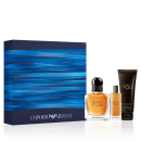 Conjunto Stronger With You Giorgio Armani Masculino - Eau de Toilette 50ml + Travel Size 15ml + Gel de Banho 75ml