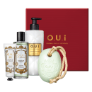 O.U.i Kit Jardin de Grasse - Sabonete Barra 190g + Eau de Parfum 75ml + Sabonete Líquido 400ml + Creme de Mãos 30g