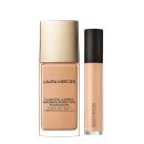 KIT com Flawless Lumière Radiance-Perfecting Foundation Honey 3N2 e Flawless Fusion Ultra-Longwear Concealer 3N