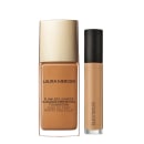 KIT com Flawless Lumière Radiance-Perfecting Foundation Pecan 5N1 e Flawless Fusion Ultra-Longwear Concealer 5N
