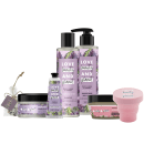 Kit Love, Beauty and Planet - Shampoo + Máscara Capilar + Creme de mãos Smooth and Serene + Sabonete Relaxing Rain + Brindes