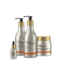 Kit Completo de Cuidado Força Vitamina Cabelos Crespos com Vitamina E
