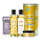 Kit Love, Beauty and Planet - Shampoo + Condicionador + Máscara Hope and Repair + Desodorante Stick Lavanda e Óleo de Argan + Lata