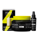 Combo Match SOS Cauterização Pós-Química: Máscara Capilar 250g + Sérum Capilar 50ml + Concentrado de Queratina 15ml