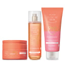 Combo Cuide-se Bem Pessegura: Máscara de Hidratação 230g + Loção Corporal 200ml + Body Splash 200ml
