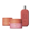 Combo Desodorante Colônia Egeo Cherry Blast 90ml + Máscara Bumbum de Pêssego 230g + Esfoliante Bumbum de Pêssego 230g