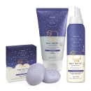 Combo Cuide-se Bem Boa Noite: 2 Sabonetes em Barra 80g cada + Sabonete Líquido Esfoliante 200ml + Sabonete em Mousse 150ml