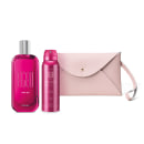 Combo Egeo Dolce: Desodorante Colônia 90ml + Antitranspirante 75g + Nécessaire Envelope Rosa