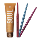 Combo Soul: Loção Hidratante Glitter 60ml + Lapiseira Delineadora Metalizada 300mg (3 cores)