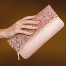 Clutch Luxo Dourado Rosé Eudora