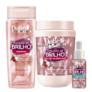 Kit DaBelle Hair Intense Explosão de Brilho Ultra Básico 800G Hidratante - (3 produtos)