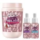 Kit DaBelle Hair Intense Explosão de Brilho Hidra-Fortificante 800G - (3 produtos)