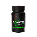 A imagem mostra um pote redondo preto com informações em branco e verde.