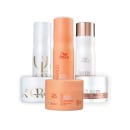 Produtos Wella Professionals: shampoos e máscaras Fusion, Nutri Enrich e Oil Reflections.