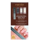 Kit com lixa de unhas e refis de Cuccio Brasil Naturale Manicure.