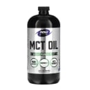 O produto é um óleo MCT (triglicerídeos de cadeia média) da marca Now Sports. Vem em um pote preto com rótulo prata  com o logotipo da Now Sports em azul e verde, além de informações como "Weight Management", "Pure C8 & C10", "Thermogenic"