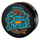 Pomada Modeladora Scout Pomade Strong Hold. Volumetria de 120g.