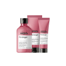 Kit L'Oréal Professionnel Pro Longer Trio Preenchimento de Pontas Cabelos Finos, 3 produtos.