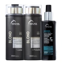 Kit TRUSS Blond + Amino Trio Care, 3 produtos.
