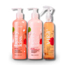 Kit Virá Cosméticos com Berry Kiss Shampoo + Máscara 300ml + Leave-in Peach Glow Day 200ml