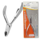 Alicate de cutícula feito em aço inox.