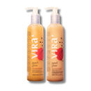 Kit Virá Cosméticos Peach Glow com  Shampoo e Máscara 200ml, cada