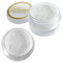 Pigmento da marca Bitarra Beauty, na cor Diamond, um branco prateado.