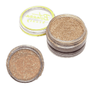 A imagem mostra o produto Sombra Asa de Borboleta Bitarra Beauty na cor PG 48, tom dourado