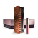 Kit Paleta de Sombras Adoro Bronzes + Batom Líquido Supermate Goiabali + Caixa Cubo G