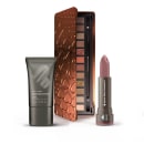 Kit Paleta Adoro Bronzes + Primer Instamatte + Batom Mate Alta Pigmentação Rosetom