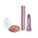 Kit Haja Amor Rosé: Batom + Máscara + Blush Rose
