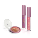 Kit Super Glossy & Bronze: Blush + Gloss Rose Brilho Próprio + Avelã Iluminado