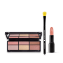 Kit Paleta Adoro Celebrar+ Pincel Sombra+ Batom Mate Nudetom