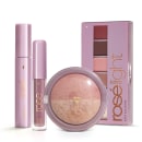 Kit Glossy Iluminado Rosé Light: Paleta Rosé Light + Gloss + Máscara + Blush Rose