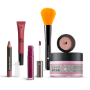 Combo Batom + Pincel + Creme Aveludado + Blush (6 itens)
