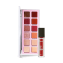 Combo Make dos Sonhos: Palette de Sombras Quartzo + Batom Líquido Volumão Morangoli