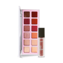 Combo Make dos Sonhos: Palette de Sombras Quartzo + Batom Líquido Volumão Damascoli