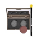 Combos Make Para Olhos: Estojo de Sombra Refil Para 2 + Pincel de Sombra + Refil Sombra Mate Marsalê