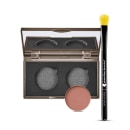 Combos Make Para Olhos: Estojo de Sombra Refil Para 2 + Pincel de Sombra + Refil Sombra Mate Nunete
