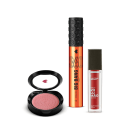 Combo Make dos Sonhos: Máscara de Cílios Big Bang 360 + Blush Compacto Rosita + Batom Líquido Volumão Morangoli