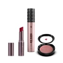 Combo Make dos Sonhos: Máscara de Cílios Big Bang + Blush Compacto Malvíssima + Batom Volumão Bordolê