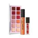 Combo Make Que Eu Preciso: Palette de Sombras Quartzo + Máscara de Cílios Big Bang 360 + Batom Líquido Volumão Morangoli