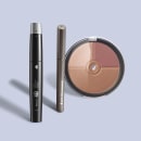 Combo Make Dia A Dia: Caneta Delineadora para Olhos Fininha + Pó Compacto Facial Multiefeitos + Máscara de Cílios 4D