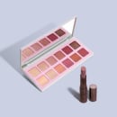 Combo Presente Dia dos Namorados: Palette de Sombras Quartzo + Batom Volumão Roseirê