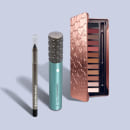 Combo Olhos Impecáveis: Paleta de Sombras Adoro Rosês 12g + Lápis Olhos 1,2g + Máscara de Cílios 10g